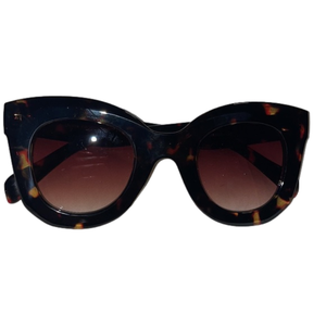 Freckles Mark Women Round SunGlasses Vintage Shades Tortoiseshell NWT